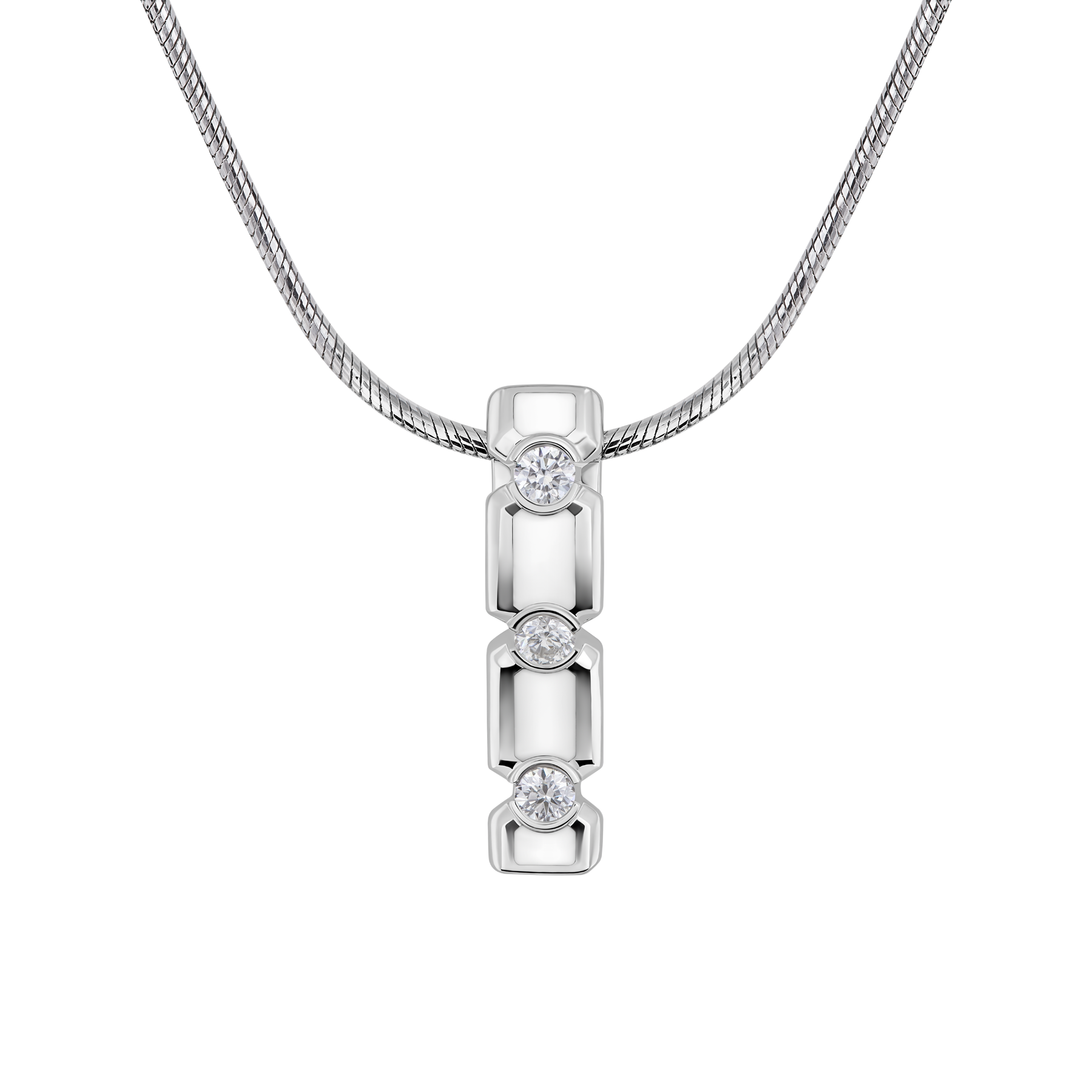 Подвес с бриллиантами, белое золото, н.керамика