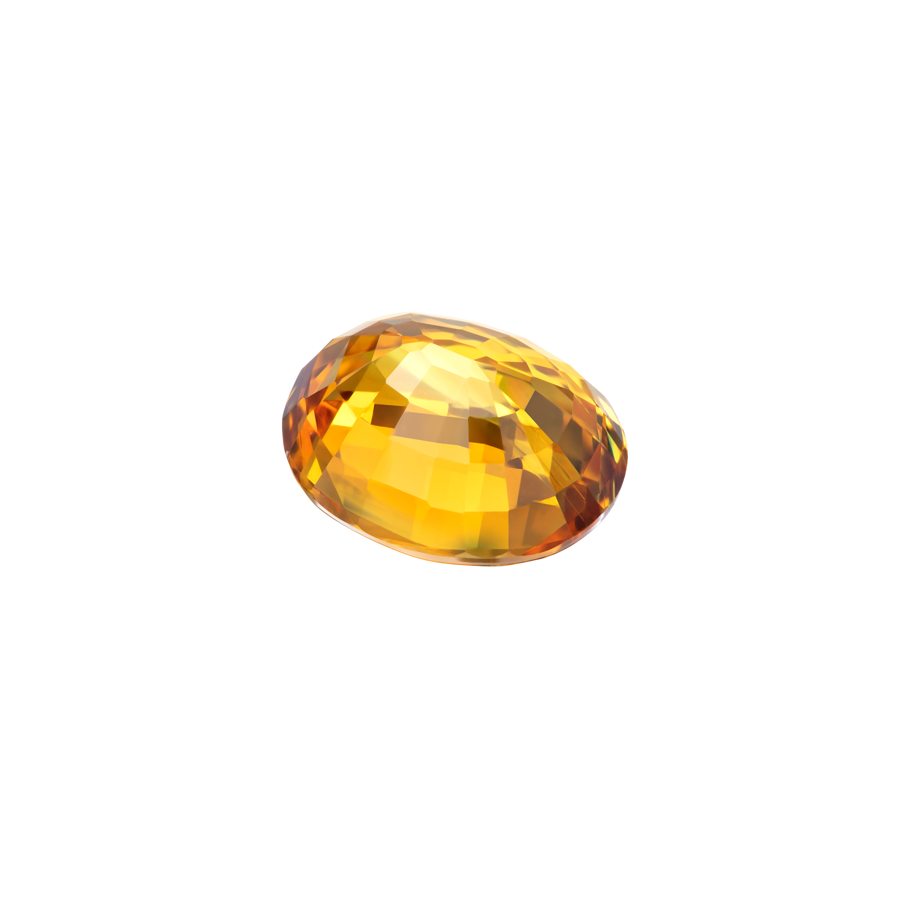 Оранжевый сапфир, Овал, 3,99ct