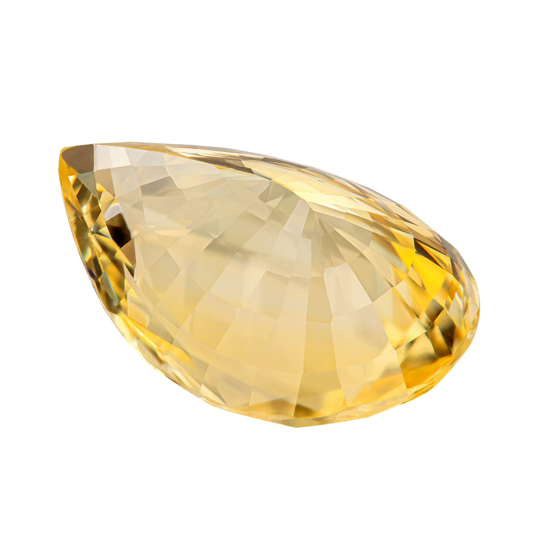 Жёлтый сапфир, SRI LANKA, UNHEATED, Груша, 10,73ct