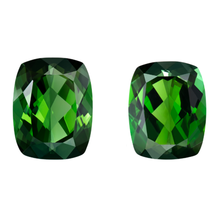 Сет из двух верделитов, 15.21ct (13.70мм*10.80мм) 1