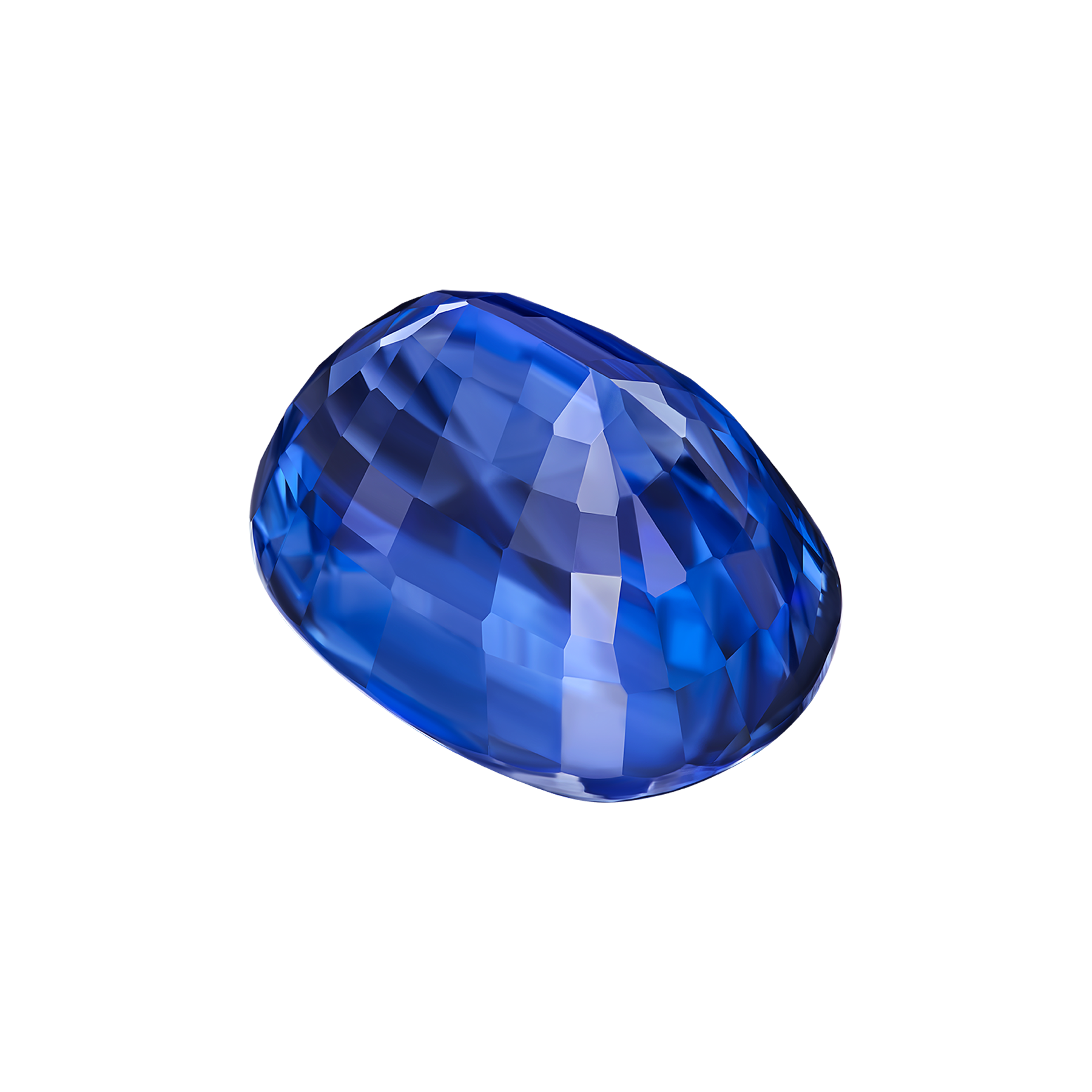 Сапфир, Vivid Blue (royal blue), Sri Lanka, Овал, 6,41 ct
