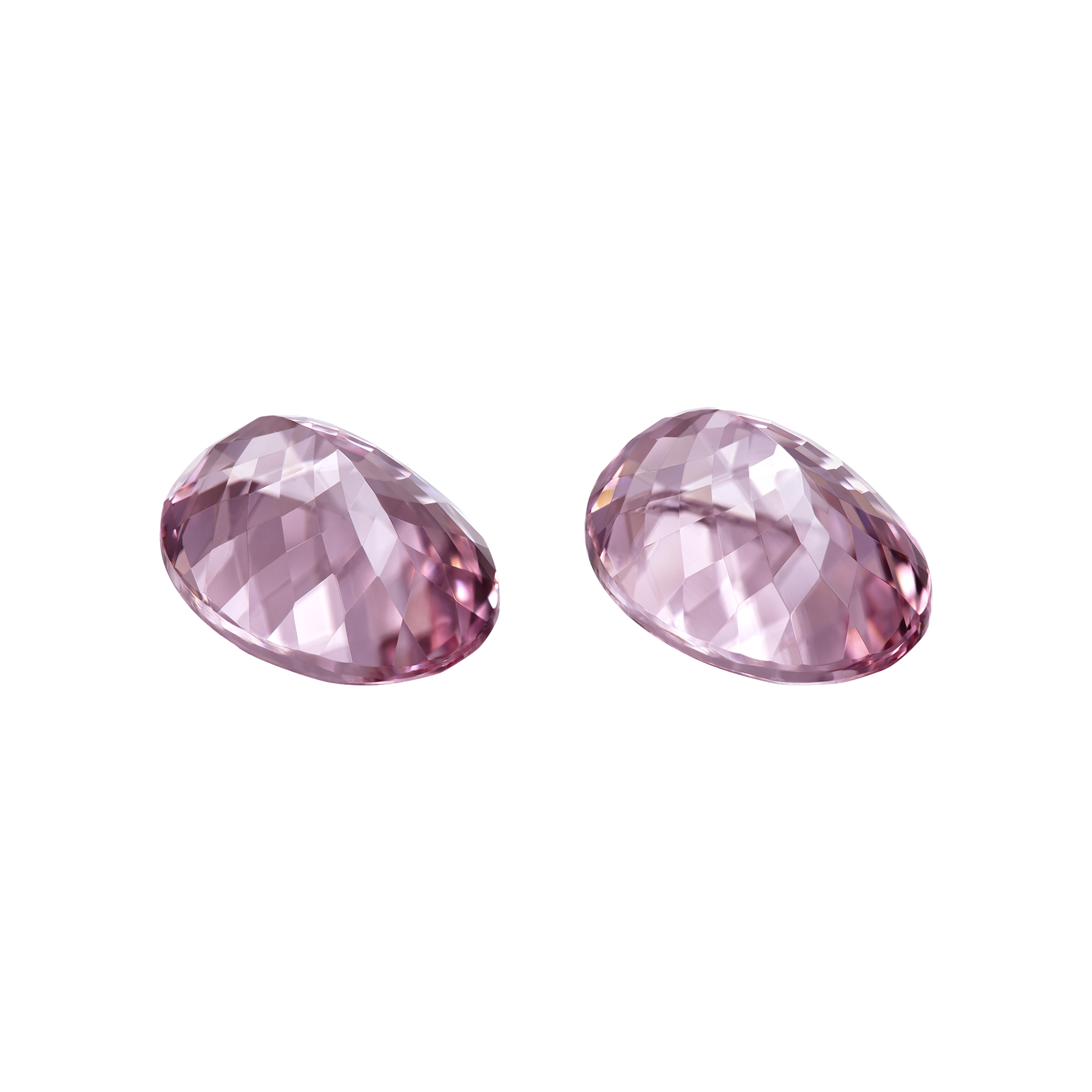 Сет из двух морганитов, Овал, 6,26ct/ 5,76ct