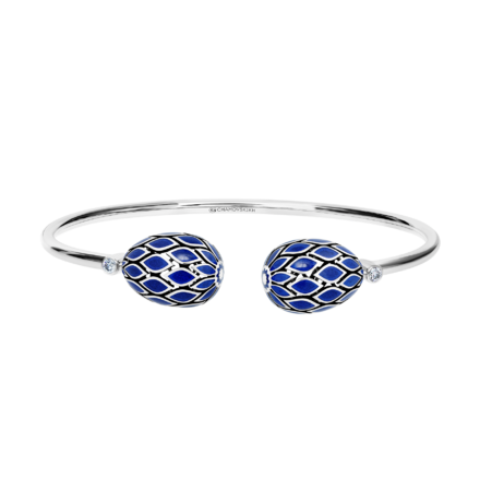 Браслет с бриллиантами, белое золото, н.керамика 1