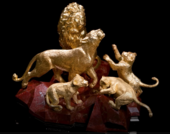 Настольная скульптура «Львиный прайд»