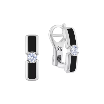 Серьги с бриллиантами, белое золото, н.керамика 1