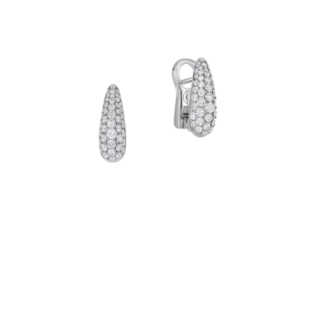 Серьги с бриллиантами, белое золото, белая н.керамика 2