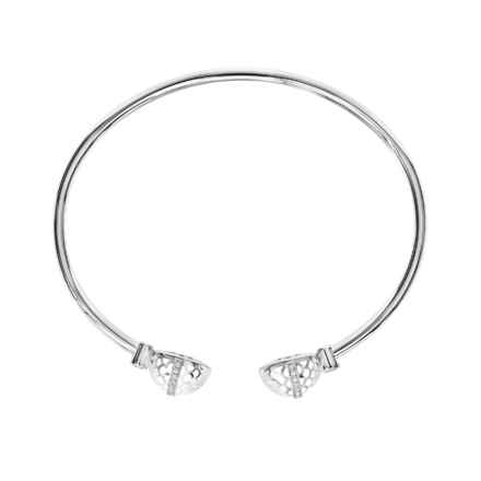 Браслет с бриллиантами, белое золото, н.керамика 2