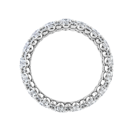 Кольцо с бриллиантами, белое золото 2