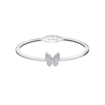 Браслет с бриллиантами, белое золото 1