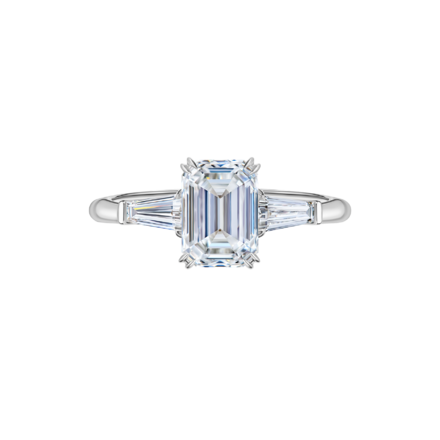 Помолвочное кольцо с бриллиантами, белое золото 3