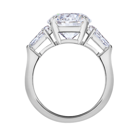 Помолвочное кольцо с бриллиантами, белое золото 2