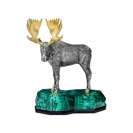 Настольная скульптура «Лось» 1