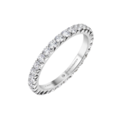 Кольцо с бриллиантами, белое золото