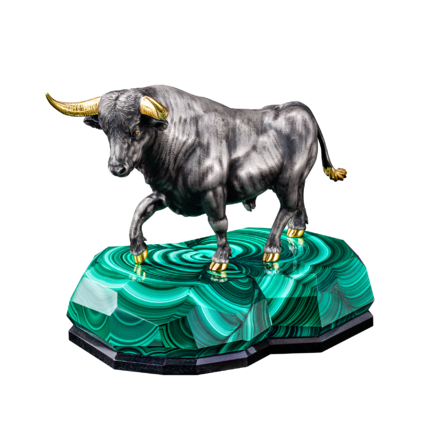 Настольная скульптура «Бык» 1