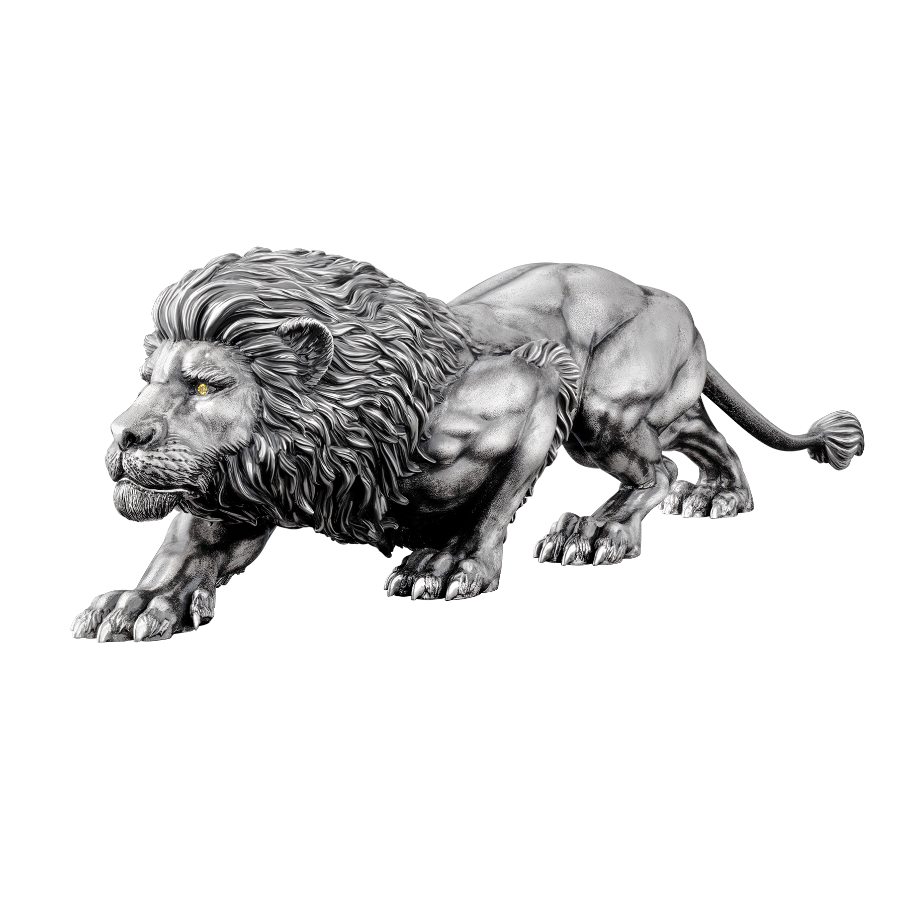 Настольная скульптура «Лев малый»