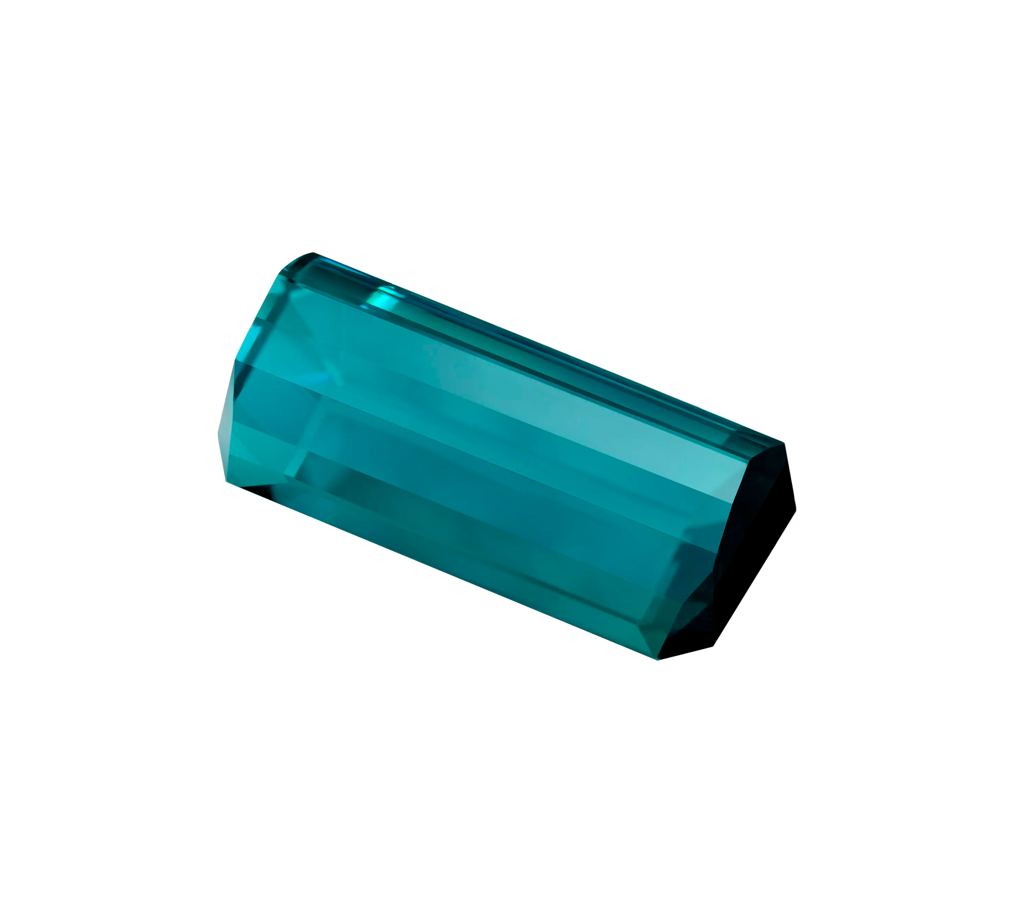 Турмалин Индиголит, Октагон, 10,73ct