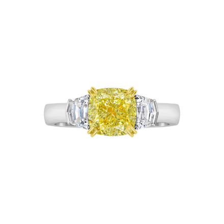 Кольцо с бриллиантами, белое золото 2