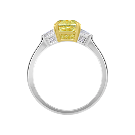 Кольцо с бриллиантами, белое золото 3