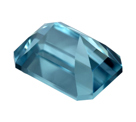 Аквамарин, Изумрудная огранка, 14,86 ct 2