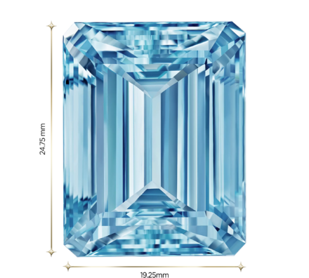 Аквамарин, Октагон, 51,71ct 3