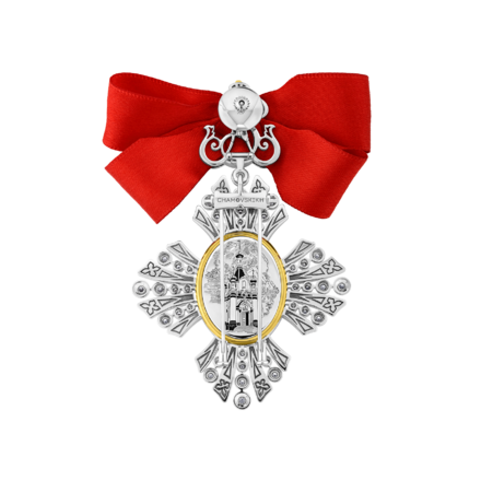 Брошь с бриллиантами, белое золото 2