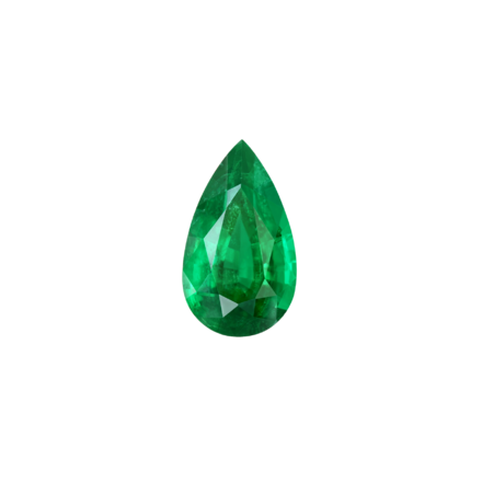 Изумруд, Zambia,Груша, 4,60ct 1