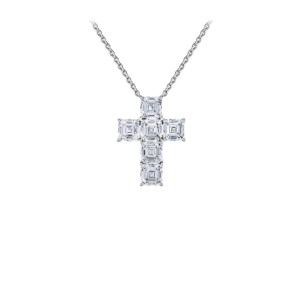 Колье с бриллиантами, белое золото 1