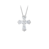 Колье с бриллиантами, белое золото